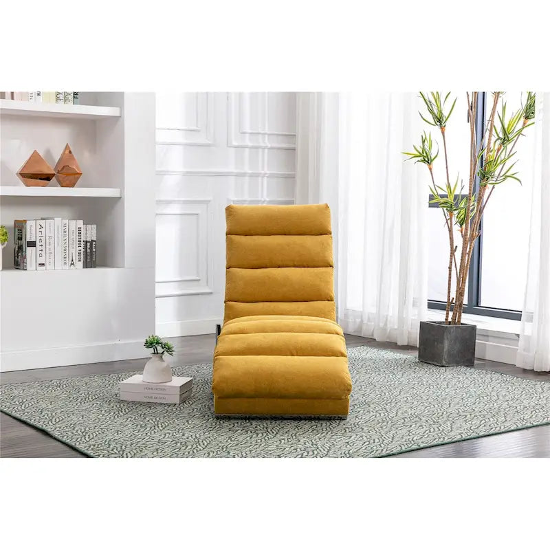 Chaise longue moderne pour intérieur, canapé long et compact