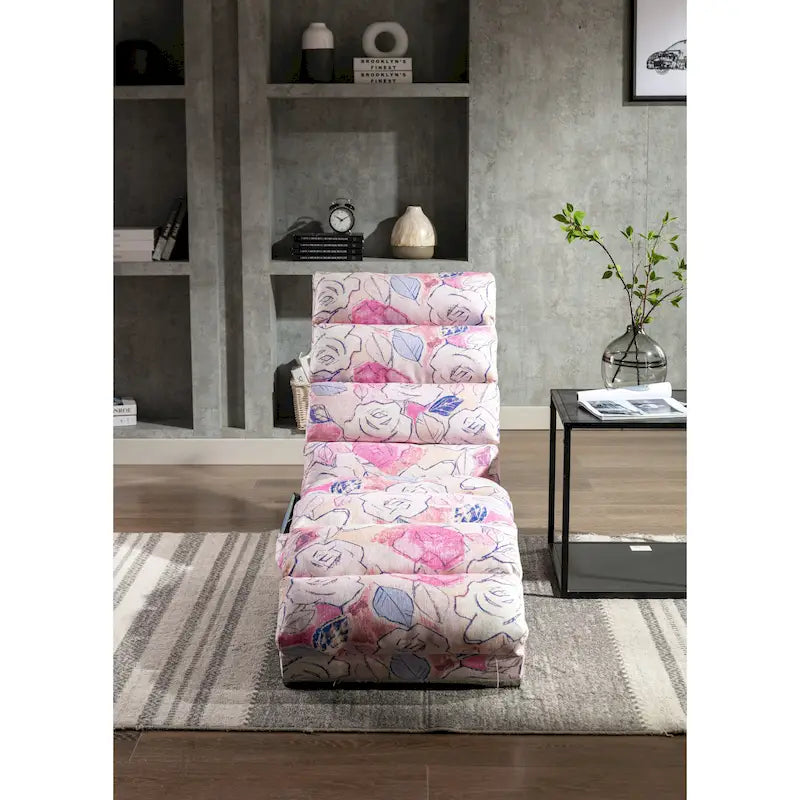 Chaise longue moderne pour intérieur, canapé long et compact