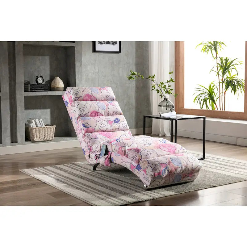 Chaise longue moderne pour intérieur, canapé long et compact