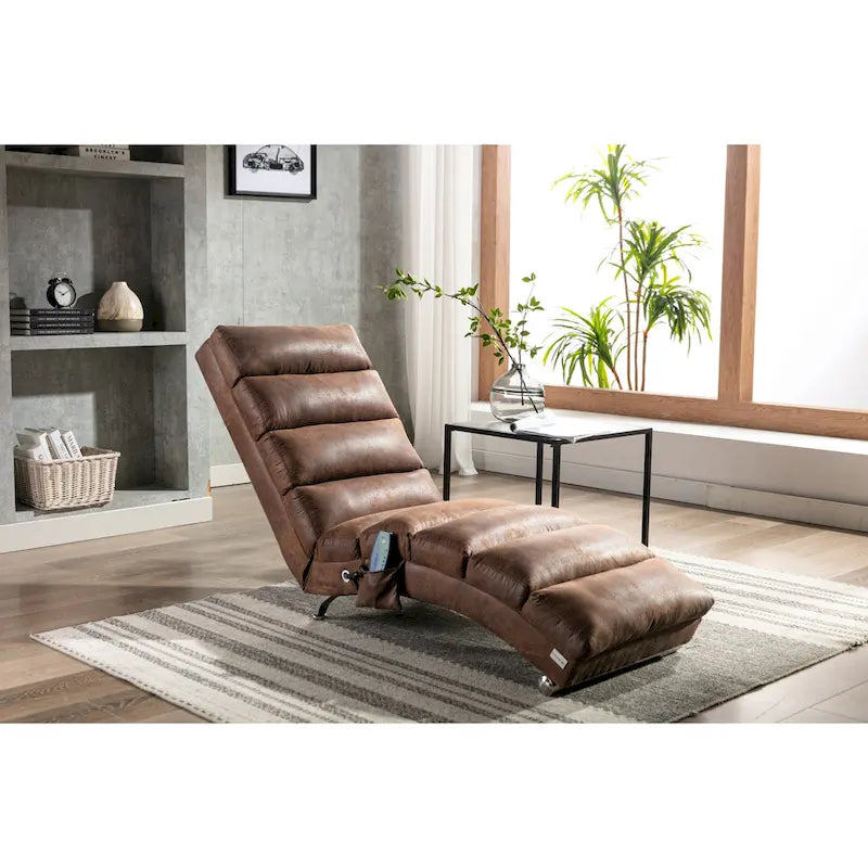 Chaise longue moderne pour intérieur, canapé long et compact