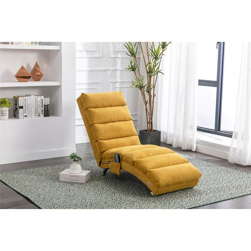 Chaise longue moderne pour intérieur, canapé long et compact