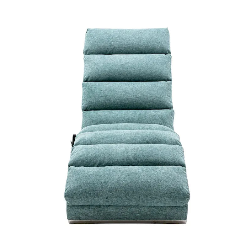 Chaise longue moderne pour intérieur, canapé long et compact