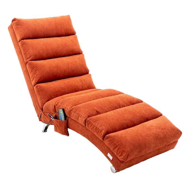 Chaise longue moderne pour intérieur, canapé long et compact