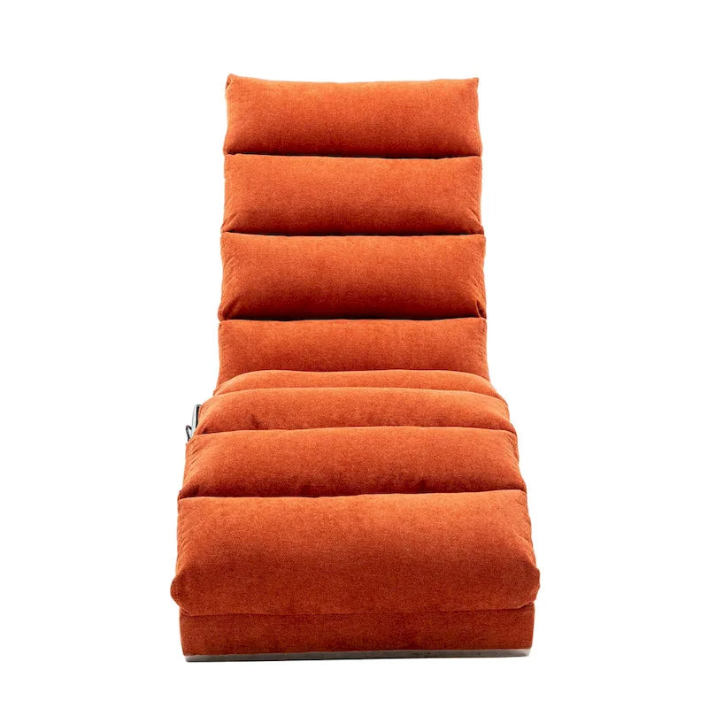 Chaise longue moderne pour intérieur, canapé long et compact