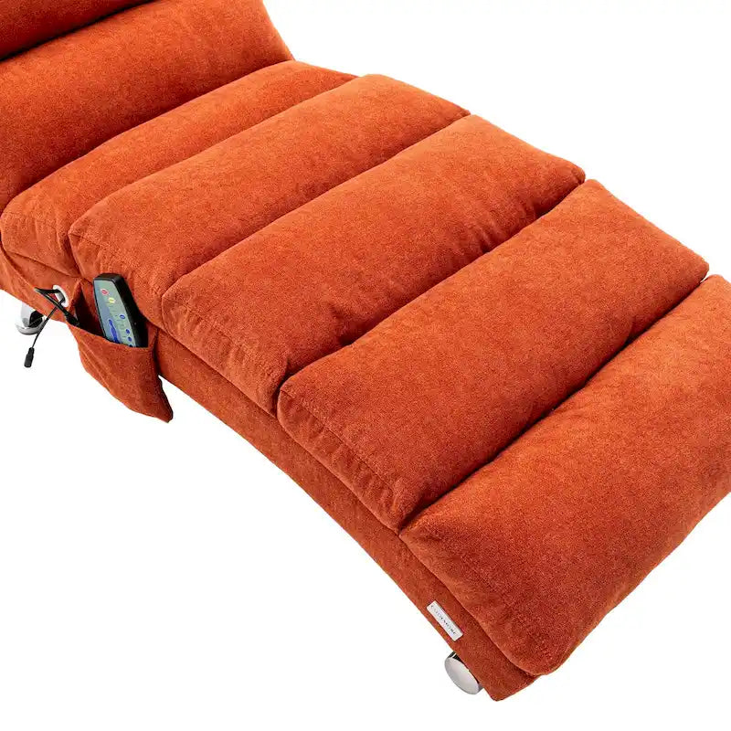 Chaise longue moderne pour intérieur, canapé long et compact