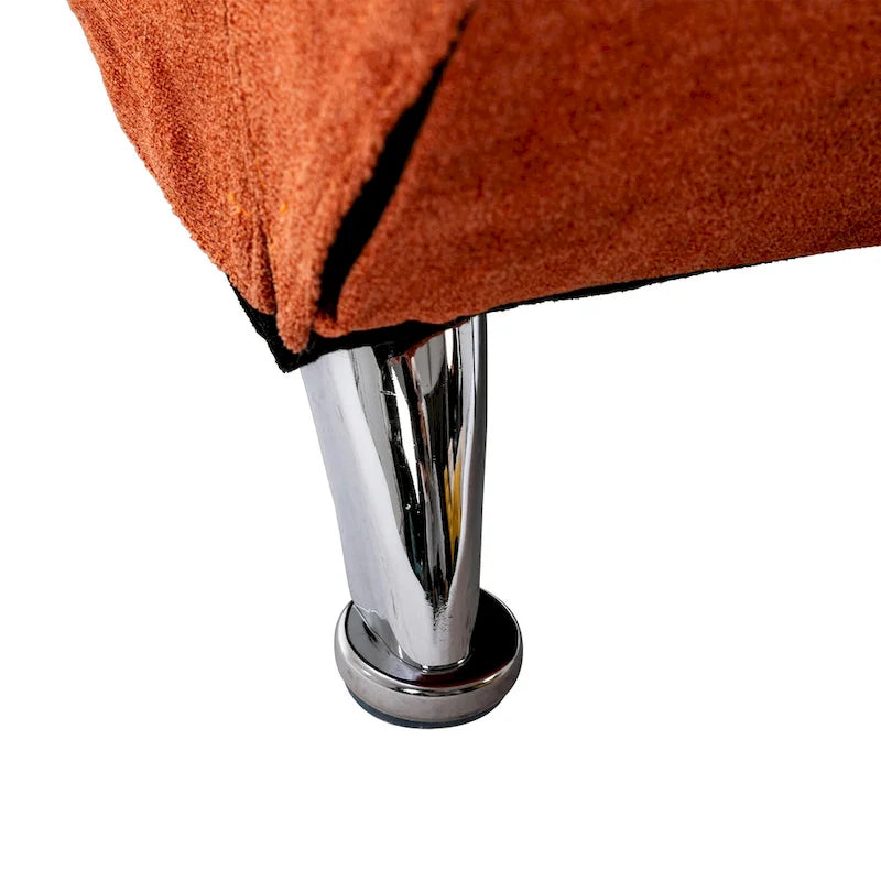 Chaise longue moderne pour intérieur, canapé long et compact