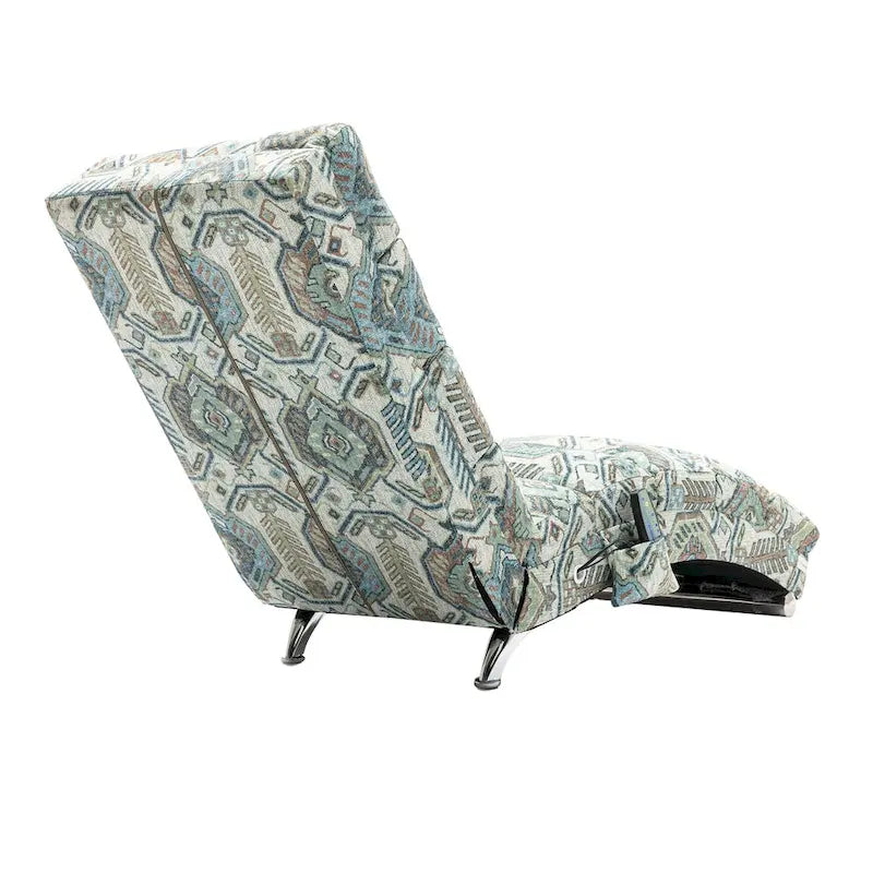 Chaise longue moderne pour intérieur, canapé long et compact