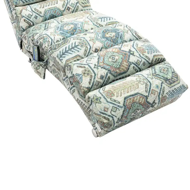 Chaise longue moderne pour intérieur, canapé long et compact