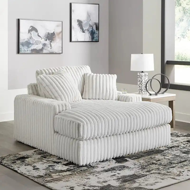 Chaise longue surdimensionnée, avec porte-gobelets et port de chargement USB