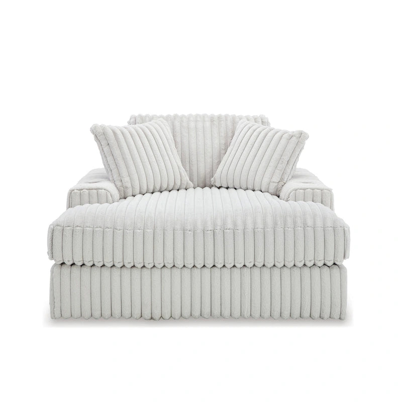Chaise longue surdimensionnée, avec porte-gobelets et port de chargement USB