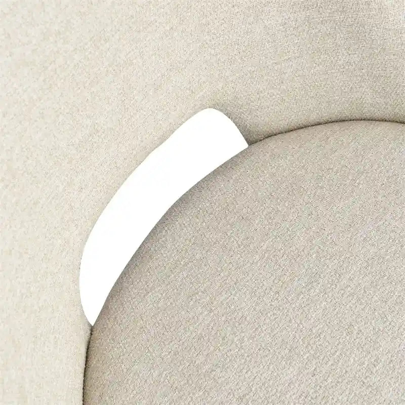 Chaise de salle à manger moderne capitonnée à dossier découpé avec finition noyer
