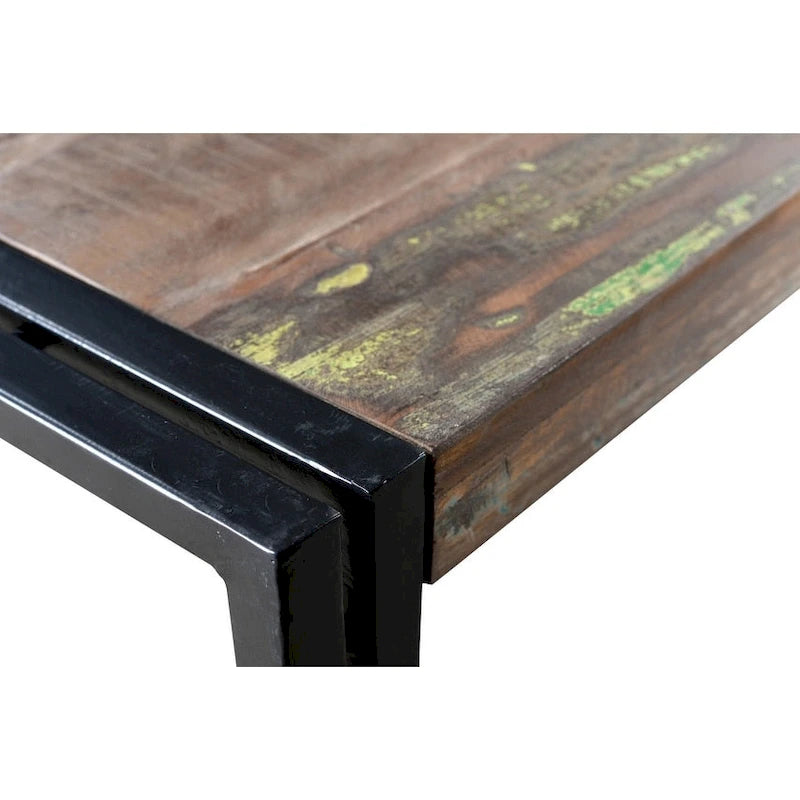 Table basse en bois faite à la main