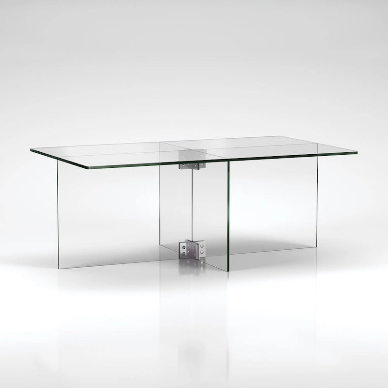 Table basse en verre distinctive