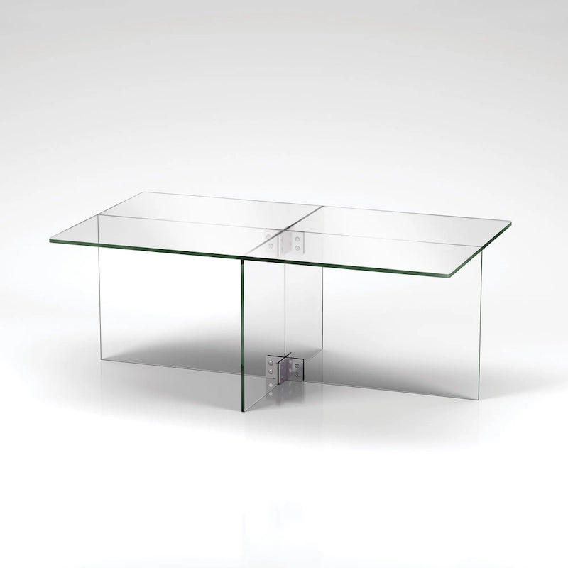 Table basse en verre distinctive