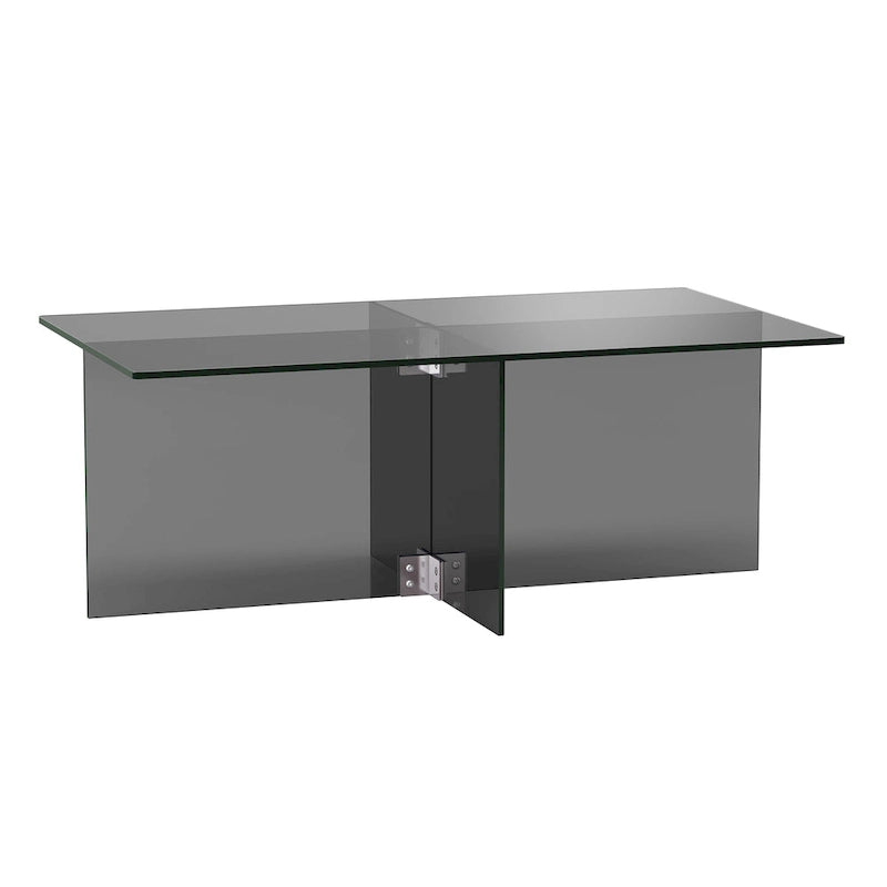 Table basse en verre distinctive