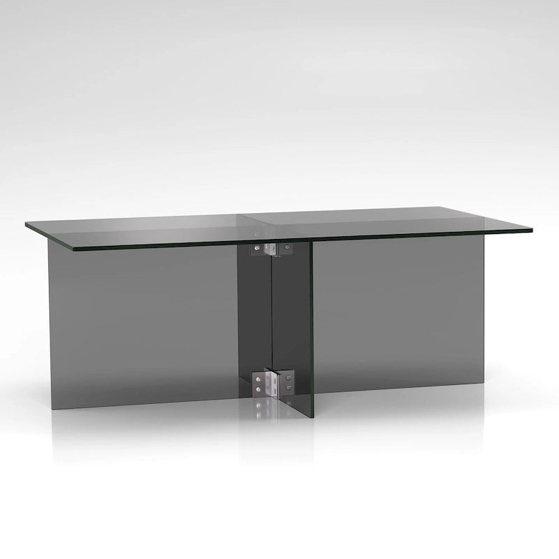 Table basse en verre distinctive