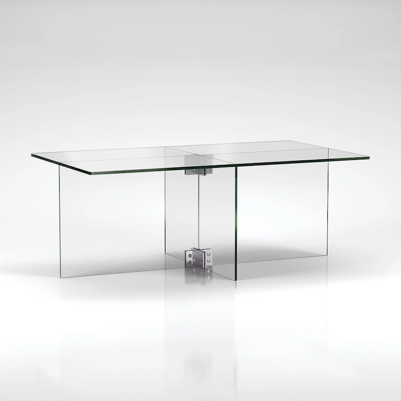 Table basse en verre distinctive
