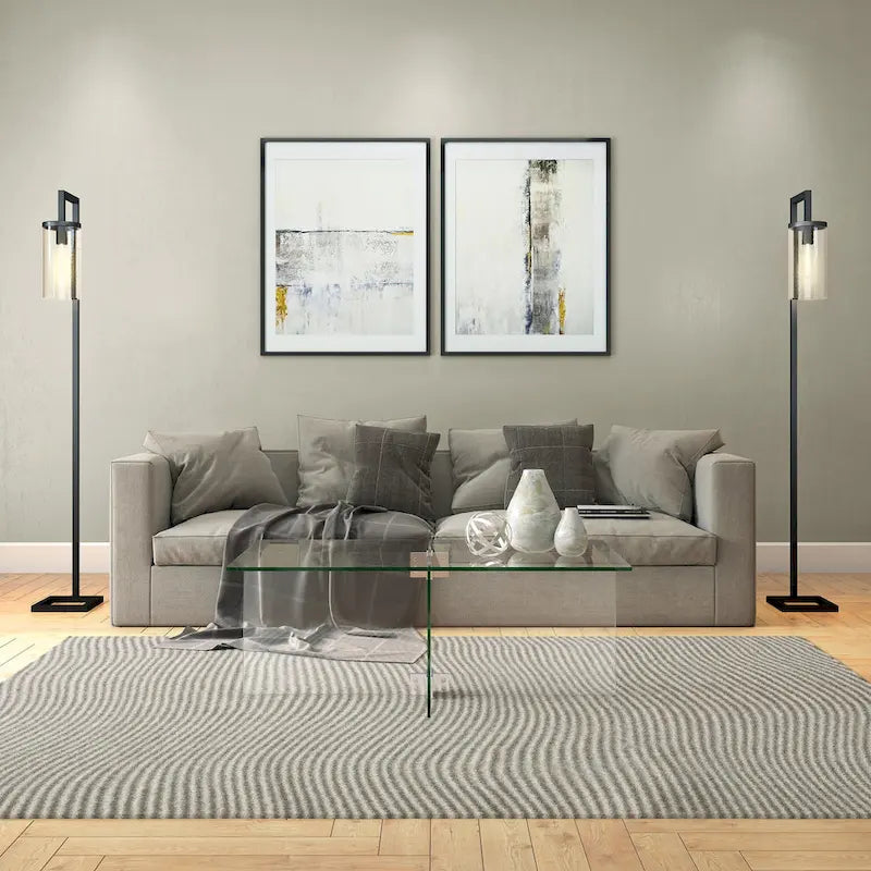 Table basse en verre distinctive
