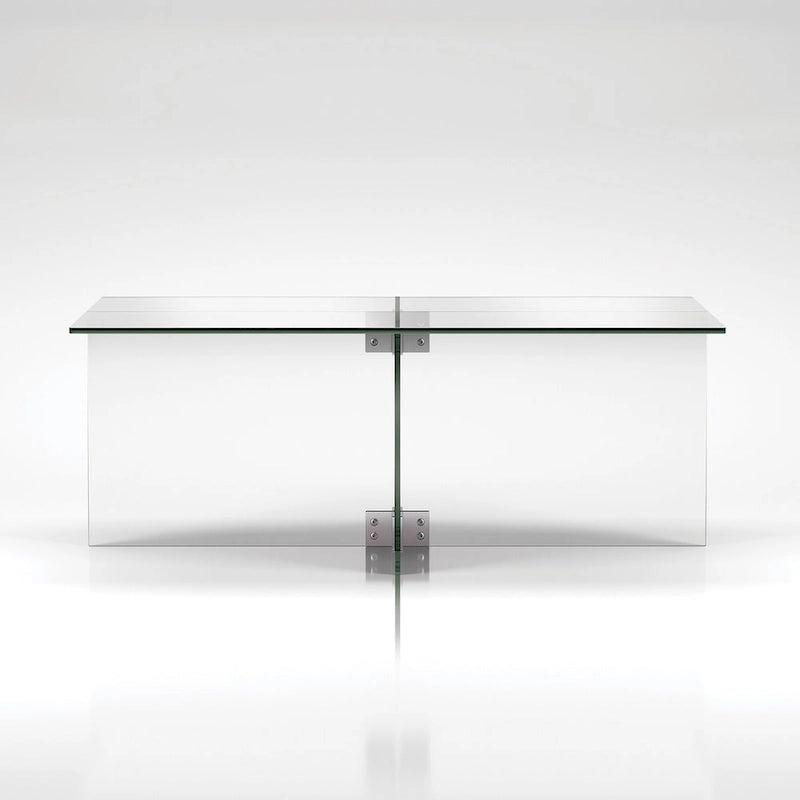 Table basse en verre distinctive