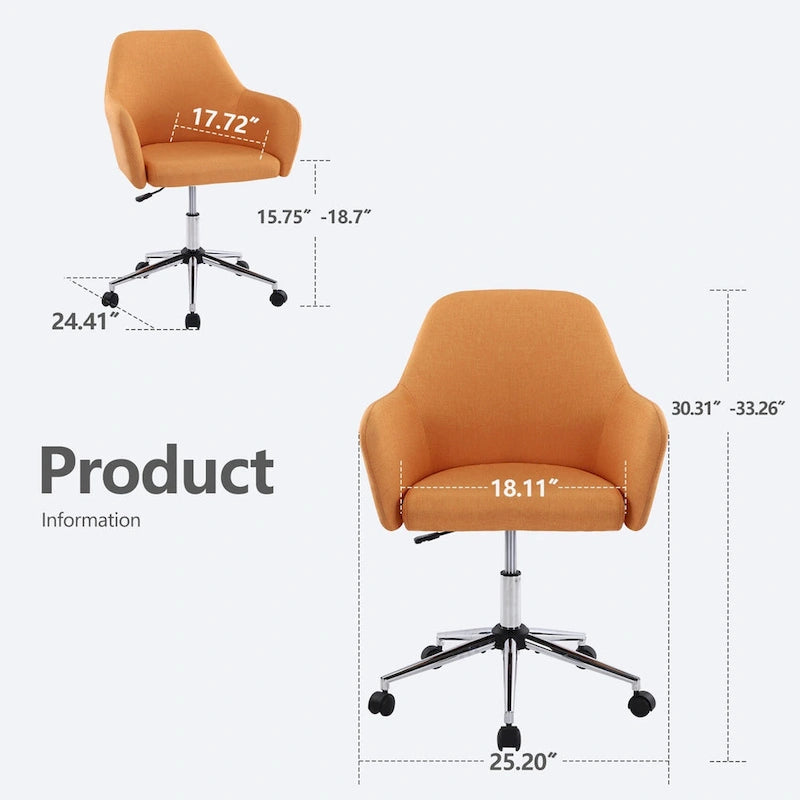 Chaise de bureau réglable pivotante