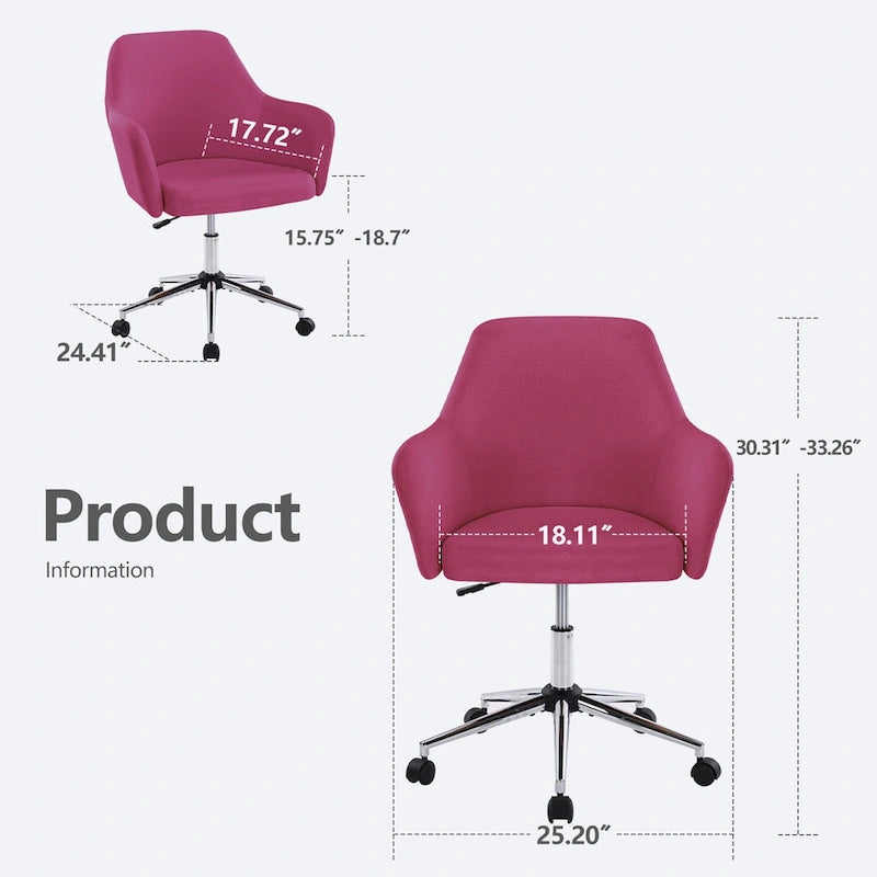 Chaise de bureau réglable pivotante