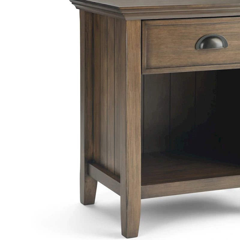 Table de chevet en bois massif de 60 cm de large
