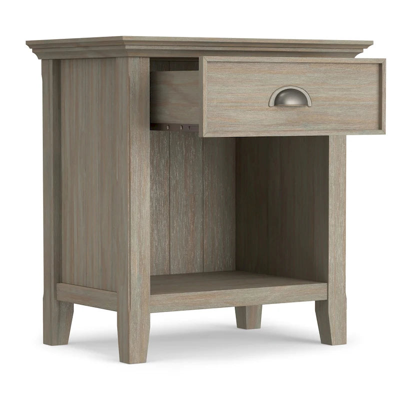 Table de chevet en bois massif de 60 cm de large