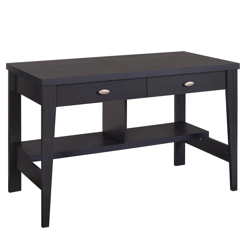 Petit bureau à 2 tiroirs avec étagères