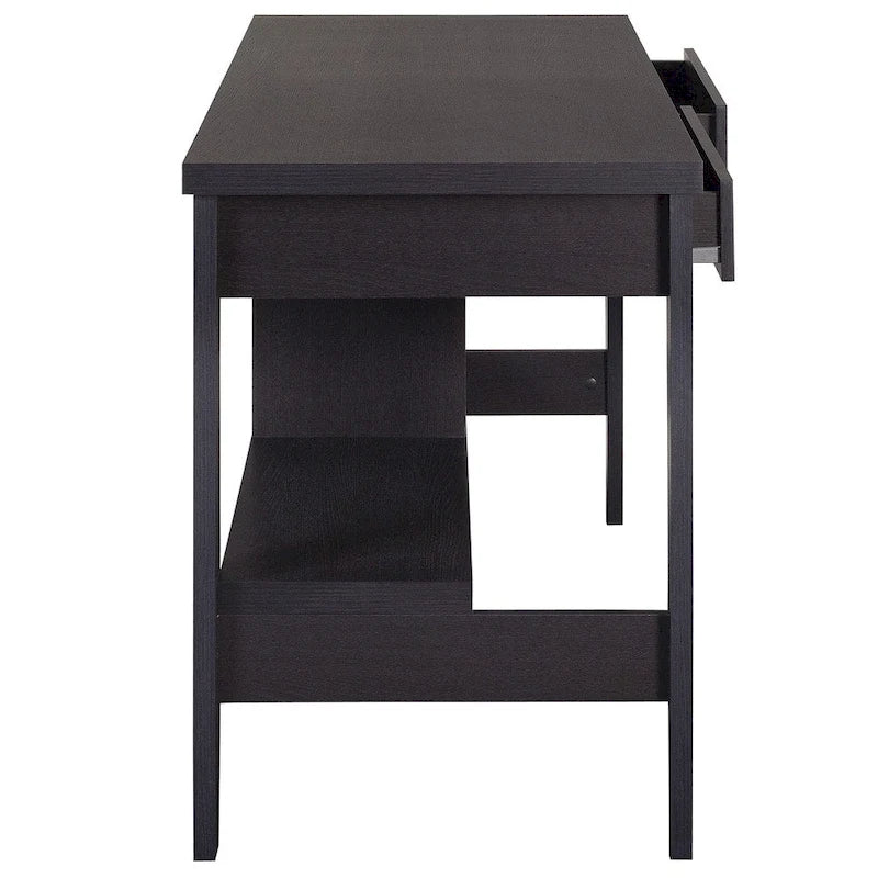 Petit bureau à 2 tiroirs avec étagères