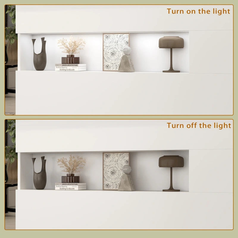 Comptoir de réception moderne avec lumière décorative