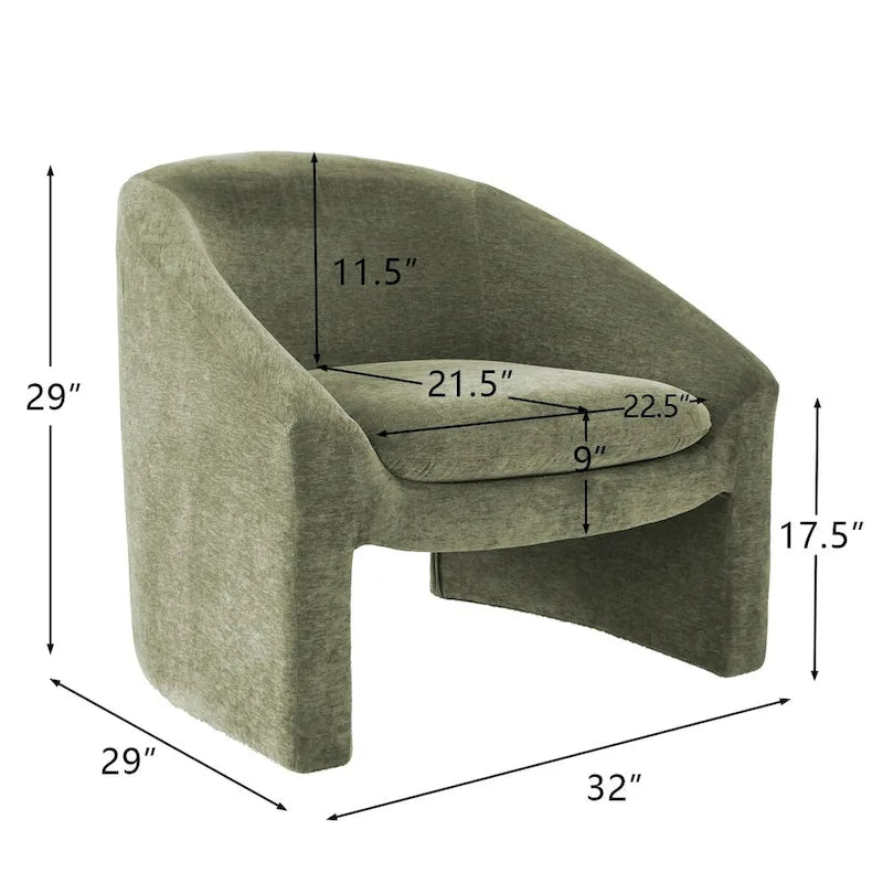 Fauteuil crapaud rembourré