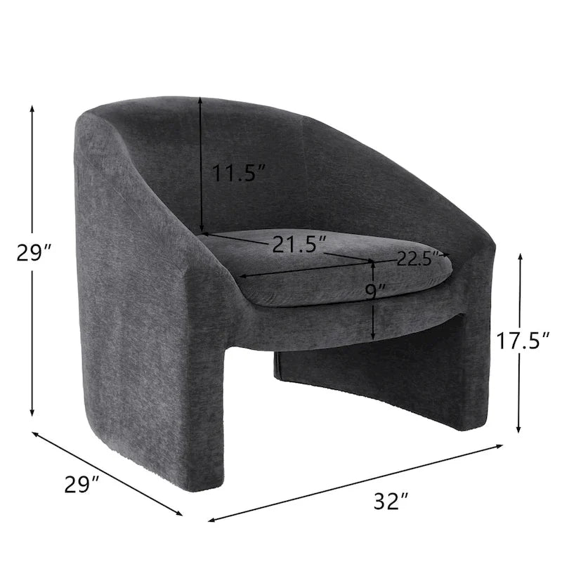 Fauteuil crapaud rembourré
