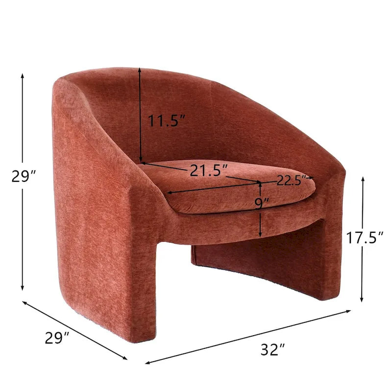 Fauteuil crapaud rembourré