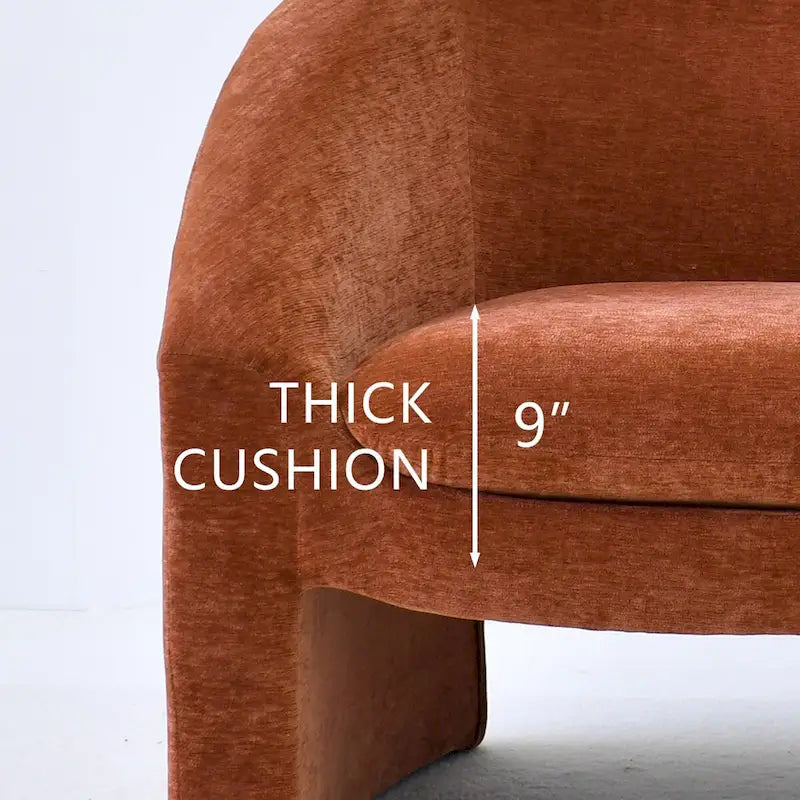 Fauteuil crapaud rembourré