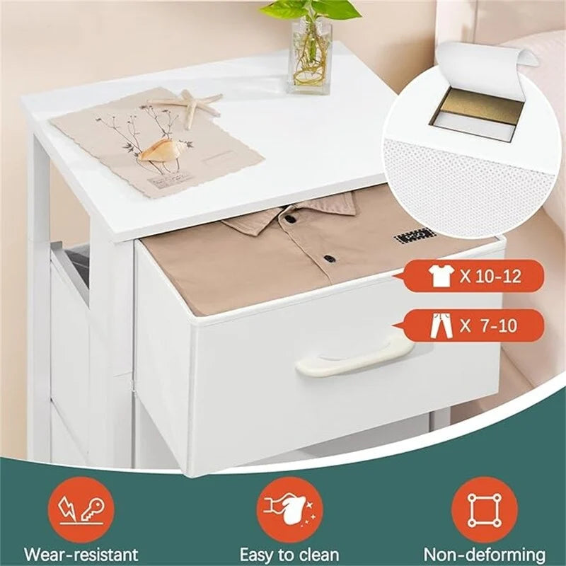 Petite commode avec tiroirs de rangement pour chambre à coucher/table de chevet