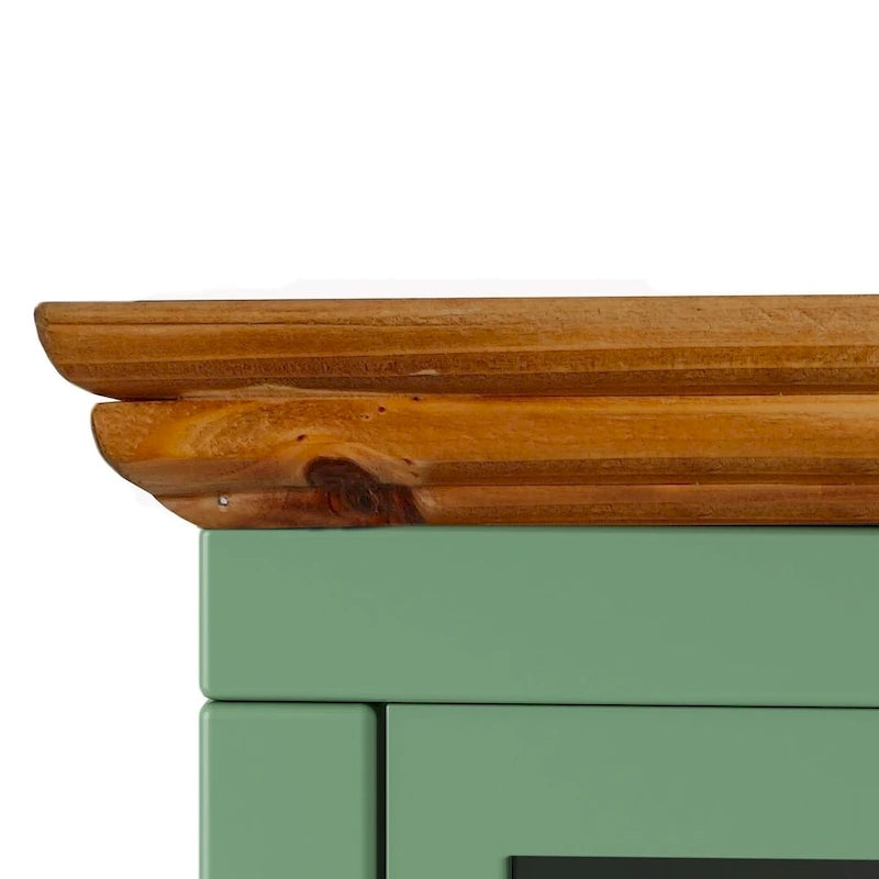 Table de chevet moderne avec meuble de rangement et plateau en bois massif