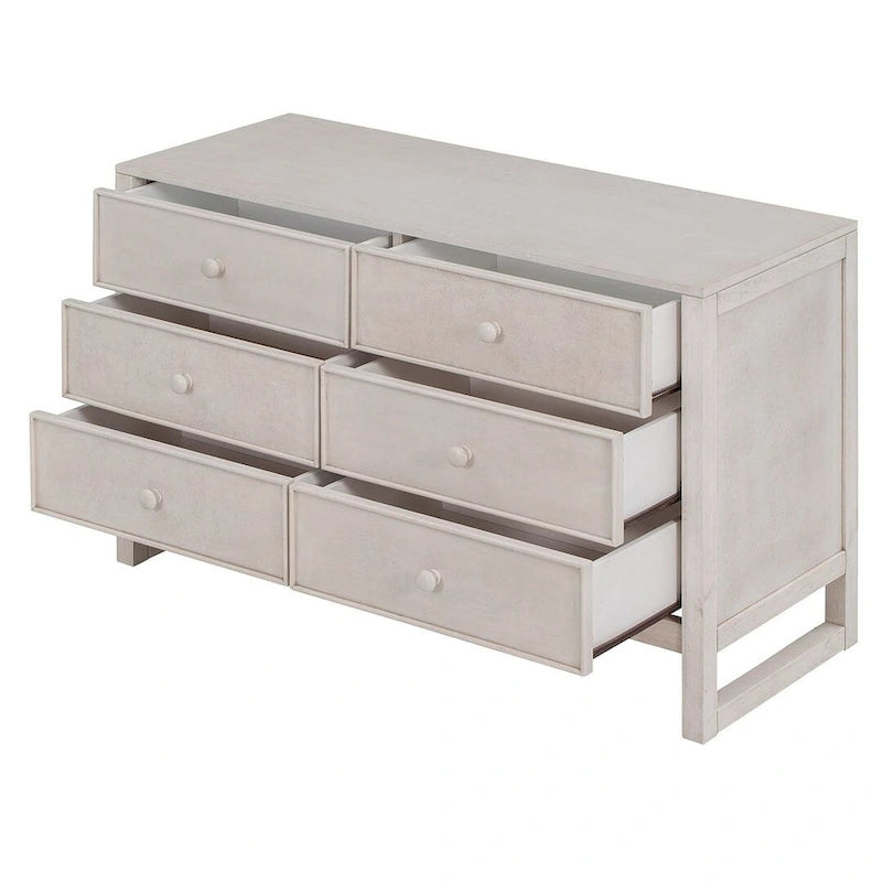 Commode de chambre rustique en bois de 47,8 L