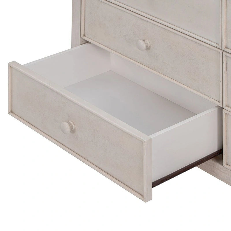 Commode de chambre rustique en bois de 47,8 L