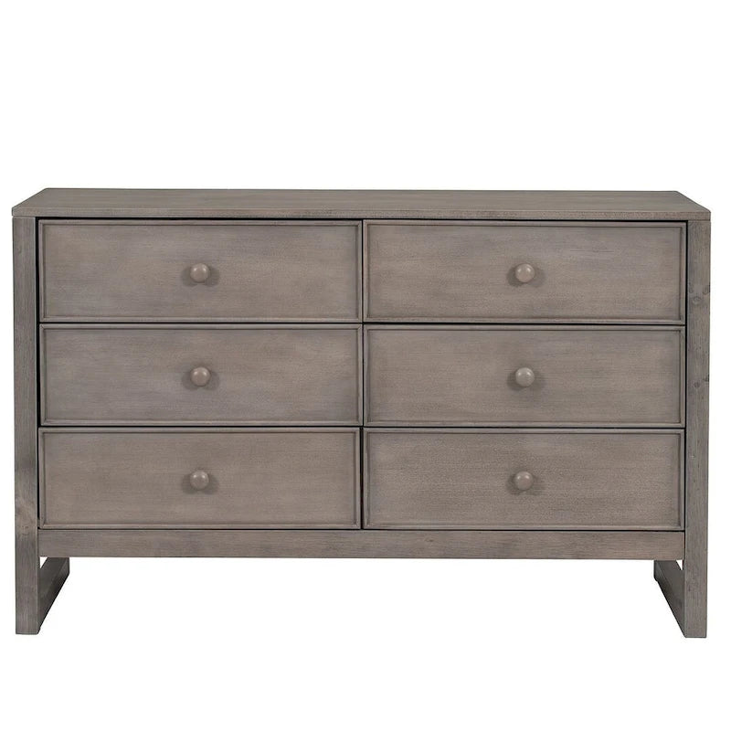 Commode de chambre rustique en bois de 47,8 L
