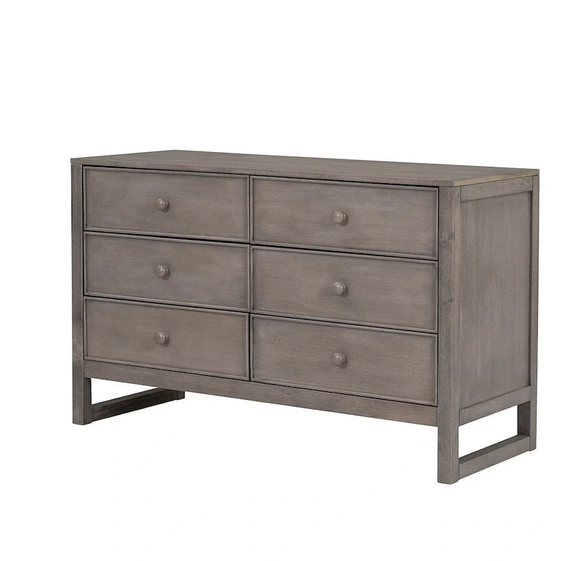 Commode de chambre rustique en bois de 47,8 L