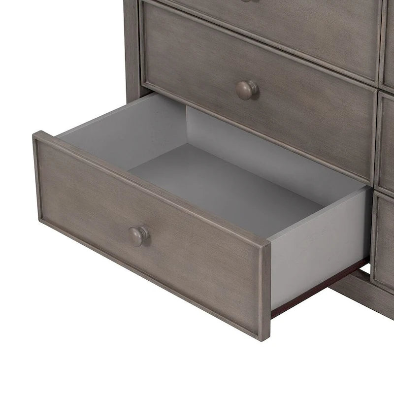 Commode de chambre rustique en bois de 47,8 L