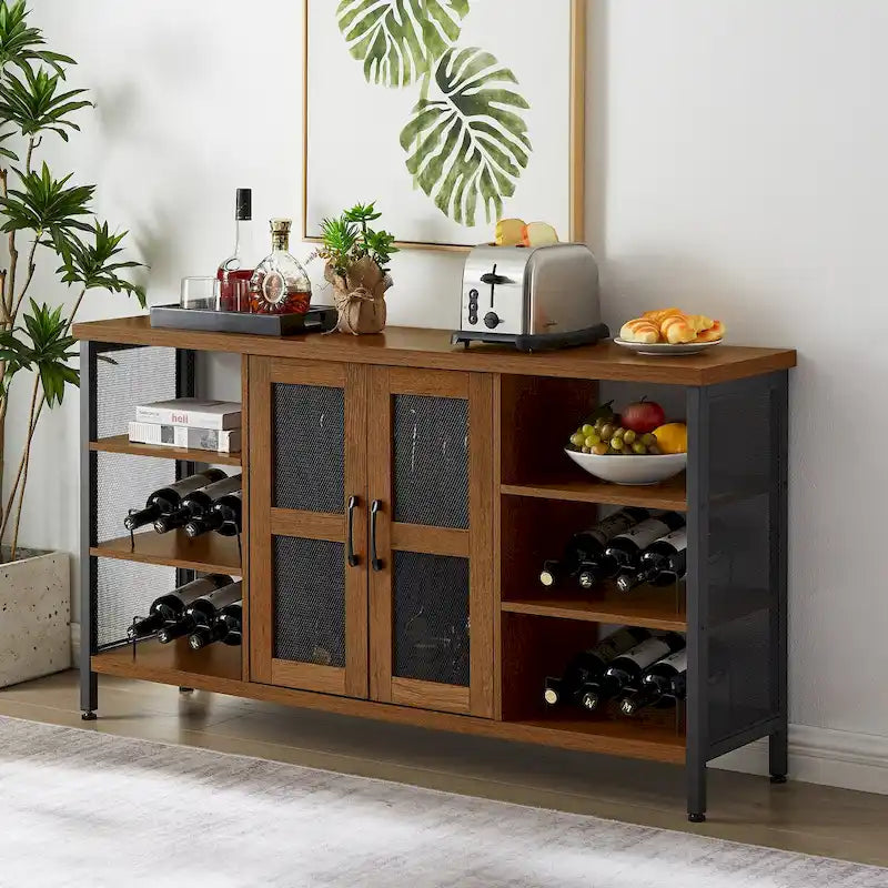 Buffet/meuble à vin de style industriel