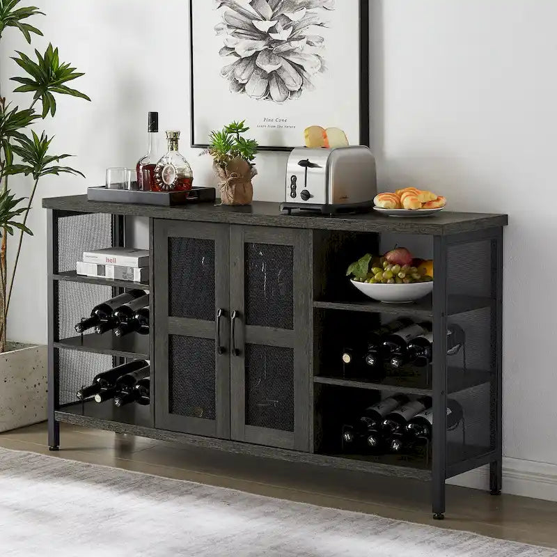 Buffet/meuble à vin de style industriel