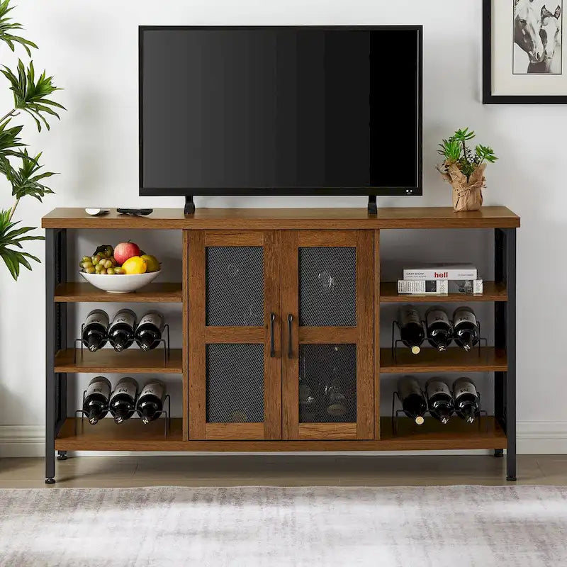 Buffet/meuble à vin de style industriel