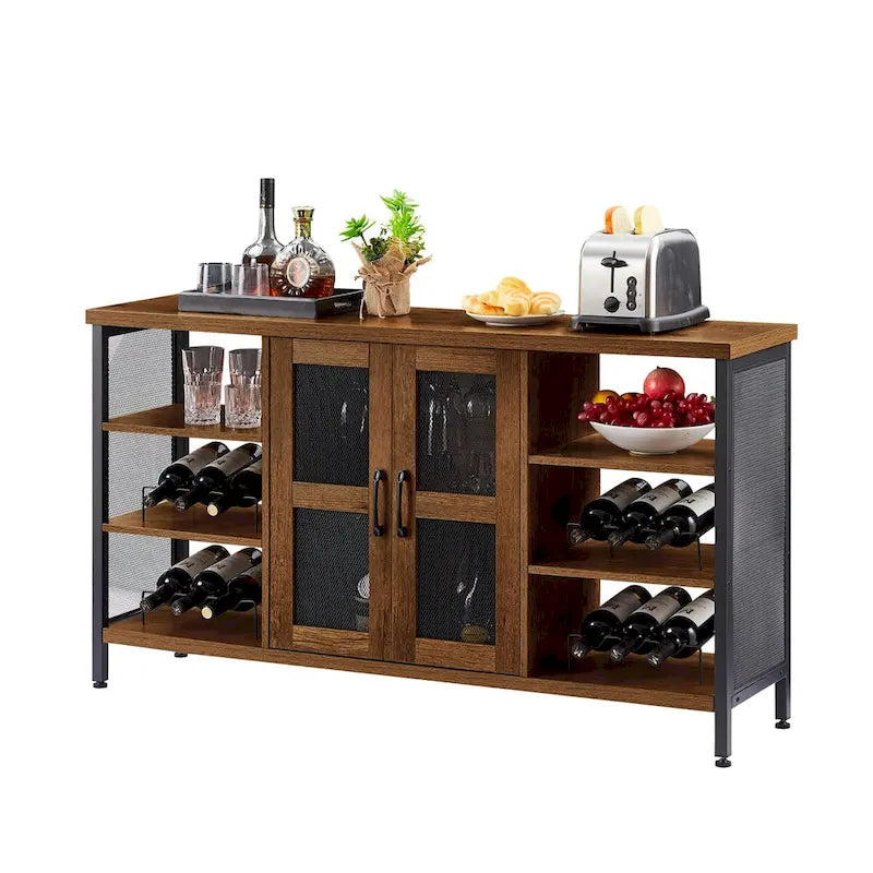 Buffet/meuble à vin de style industriel