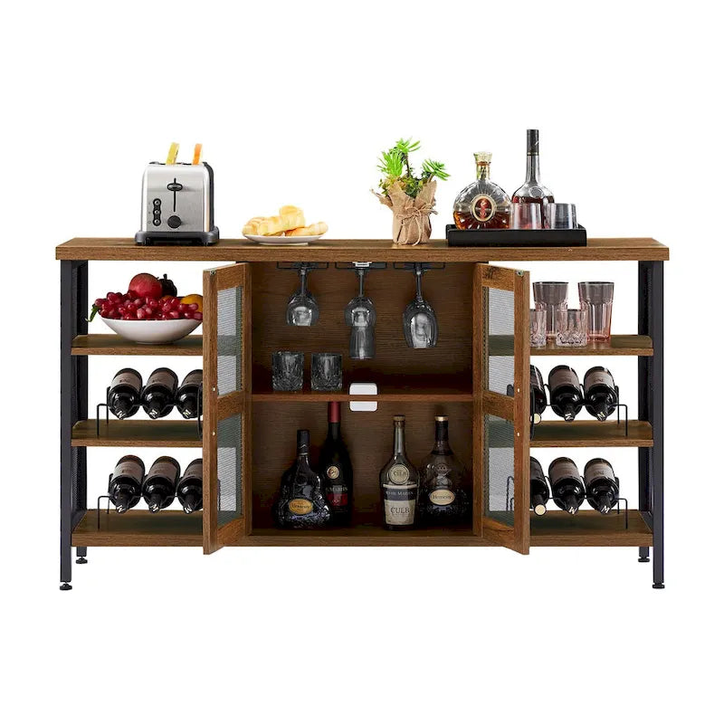 Buffet/meuble à vin de style industriel