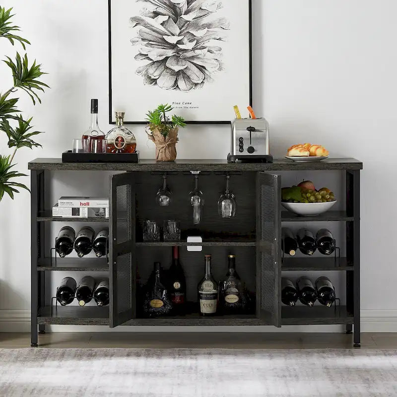 Buffet/meuble à vin de style industriel
