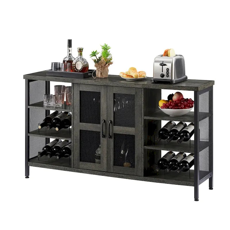 Buffet/meuble à vin de style industriel