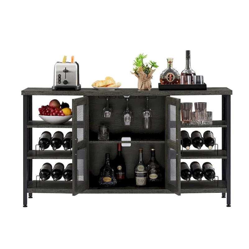 Buffet/meuble à vin de style industriel